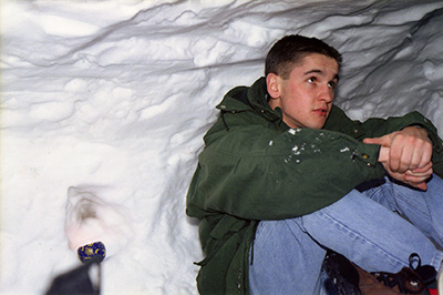 Sean in Dorm Snowfort › Apr 1999 