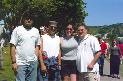 Mansoor, Barkat, Michelle at Regatta › Aug 2000