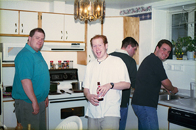 Dean, Al, Scott, Jason at Party › Oct 2001 