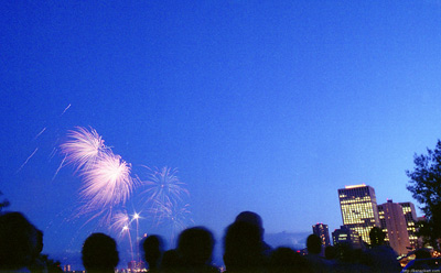 Fireworks & People, Edmonton
  › July 1989.