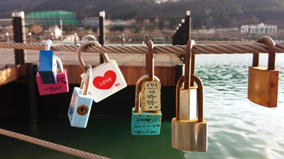 Love Locks, Suseong-Gu, Daegu,
  Korea › February 2014.