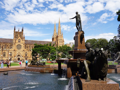 Archibald Fountain & St. James, Sydney › January 2016.
