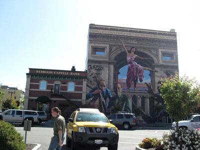Building Mural, Eureka › June
  2008.