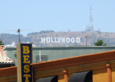 Hollywood Sign, Los Angeles ›
  June 2008.