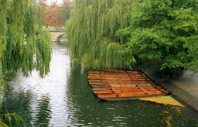Punts on the River Cam,
  Cambridge › October 1998.