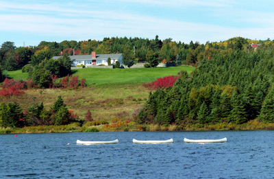 Canoes, MUN Long Pond, St.
  John's › October 1994.