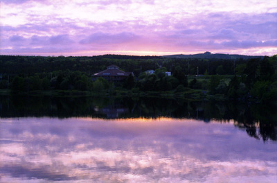 Long Pond Twilight, St. John's ›
  June 1999.