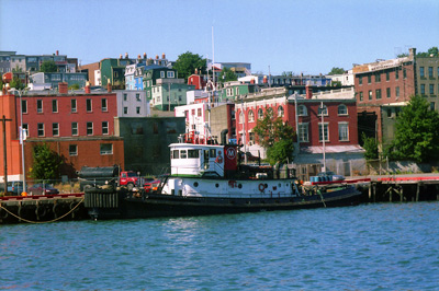 Harbor Tugboat, St. John's ›
  September 2000.
