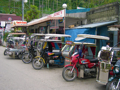 Puerto Galera Tricycle View › February 2004.