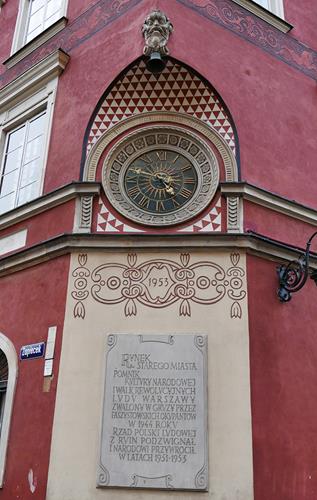 Old Town South Corner Clock, Warsaw › October 2020.