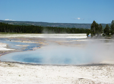 Steaming Pot, Yellowstone Park › June 2008.
