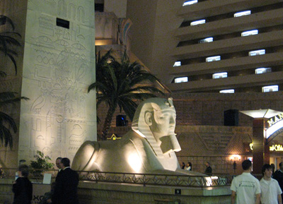 Sphinx, Luxor Casino Lobby ›
  February 2008.