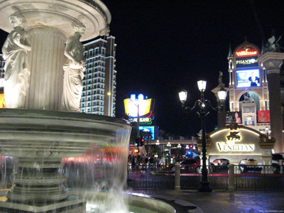 Venetian Fountain at Night ›
  July 2008.