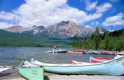 Pyramid Lake Canoes, Jasper ›
  August 1988.