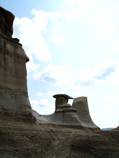 Triple Hoodoos, Drumheller › August 2010.