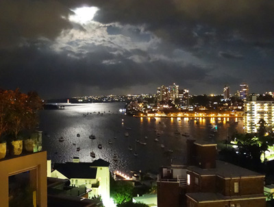 Elizabeth Harbor Moon, Sydney › January 2016.