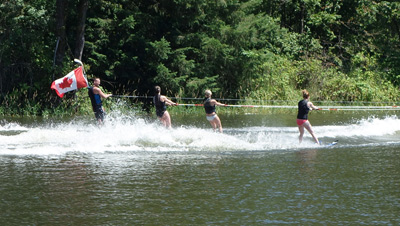 Canada Day Skiers, Hatzic Lake › July 2015.