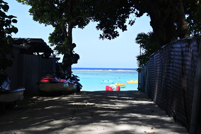 Morning Beach Entrance, Tumon › January 2018.