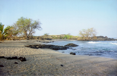 Old Airport Beach Morning,
  Big Island.