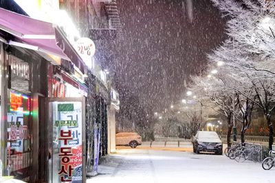 Snowfall Main Road, Nonhyeon › November 2017.