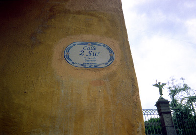 Street Marker, Puebla › June
  2002.