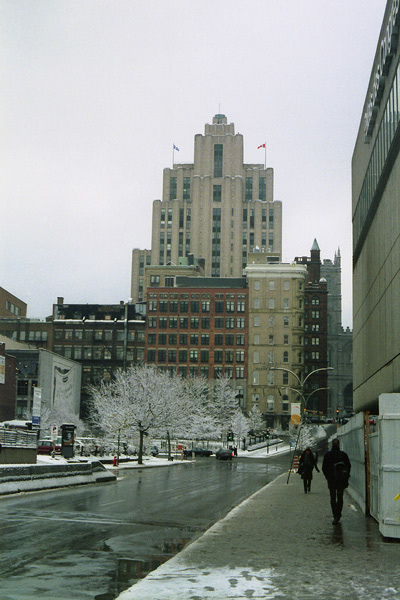 Wintry Old Montreal › November 2000.