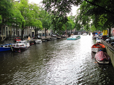 Prinzengracht Canal, Amsterdam ›
  August 2012.