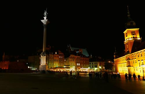 Sigismund Column at Night, Warsaw › October 2020.
