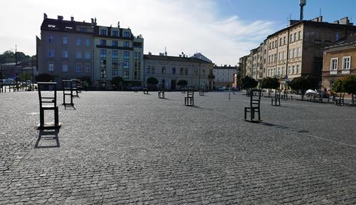 Krakow Ghetto Heroes Square, Krakow › October 2020.
