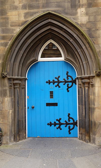 Edinburgh Castle Blue Door › July 2014.