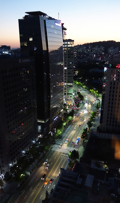 West Sunset from Four Seasons 28th Floor, Seoul › September 2015.