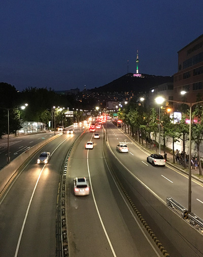 Noksapyeong Bridge at Night › September 2016.