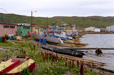 Beached Boats, St. Pierre ›
  August 1999.