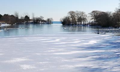 Inlet Near Humber Marina, Toronto › January 2020.