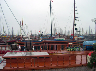 Docks near Hanoi for Halong Bay
  › February 2005.