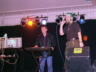 Ken & Boots at MUN Talent Show, 2000.